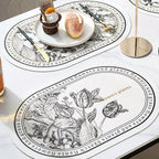 floral-pu-leather-dining-placemats