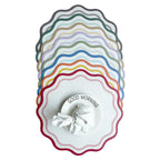 Elegant floral placemat for dining table setting