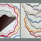 Modern flower-shaped dining table placemat