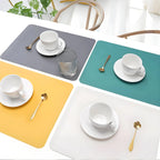 Morandi silicone placemat for dining table