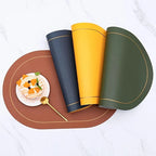 PU leather placemat for dining table