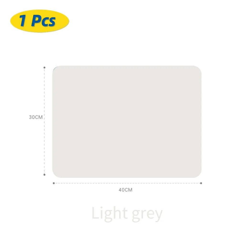 Washable silicone placemat for kitchen table