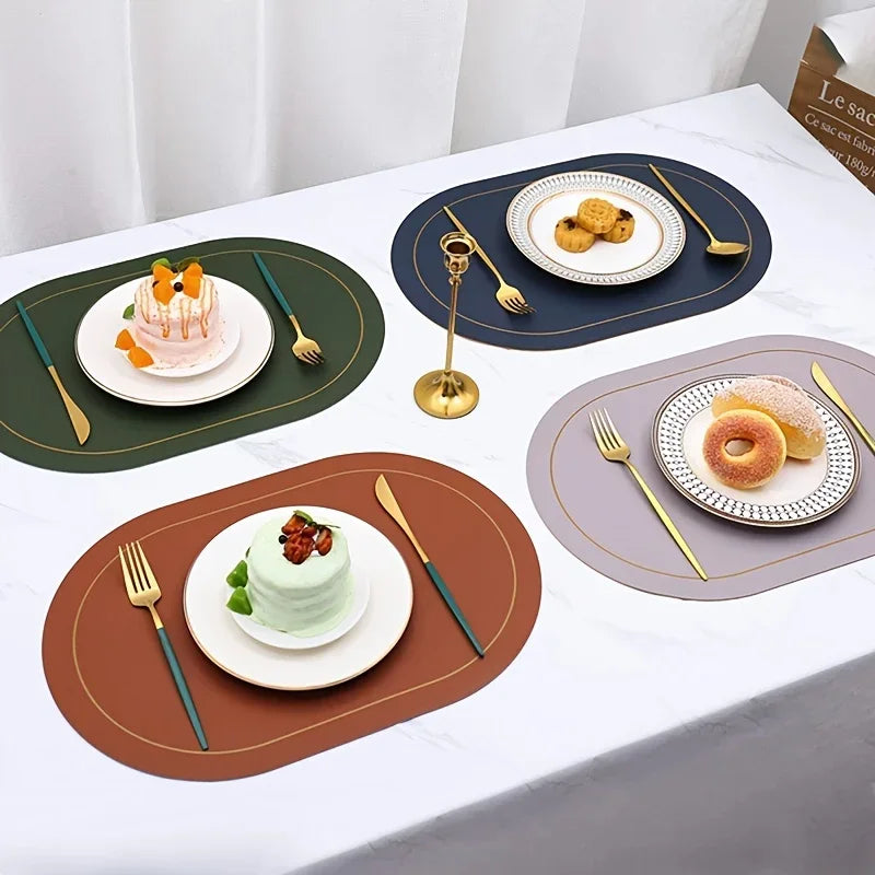 Waterproof non-slip dining table placemat